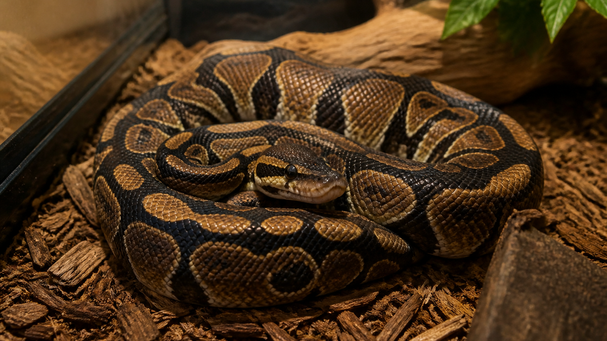 ボールパイソンの飼い方｜温度勾配と冷凍餌の基本、10〜20年を見据えて の図解